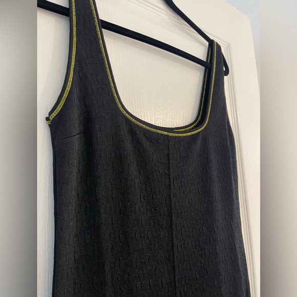 Ganni Black Vented Mini Dress - Picture 7 of 8